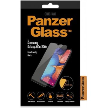 PanzerGlass Case Friendly Screenprotector voor de Samsung Galaxy A20e - Zwart