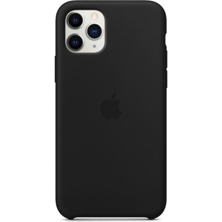 Apple Siliconen Hoesje voor iPhone 11 Pro Max - Zwart