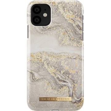 iDeal of Sweden iPhone 11 Fashion Back Case Sparkle Greige Marble