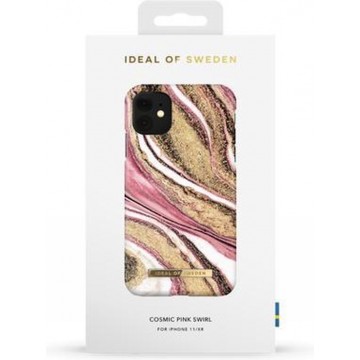iDeal of Sweden Fashion Case iPhone 11/XR Cosmic Pink Swirl