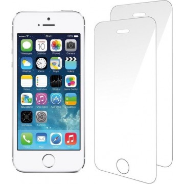 iPhone 5 / 5C / 5S / SE Screenprotector Glas - Tempered Glass Screen Protector - 2x