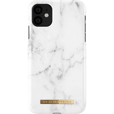 iDeal of Sweden iPhone 11 Fashion Case White Marble