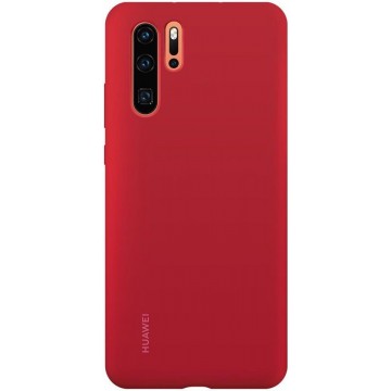 Huawei silicone cover - rood - voor Huawei P30 Pro