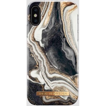 iDeal of Sweden Fashion Case iPhone X/XS Golden Ash Marble