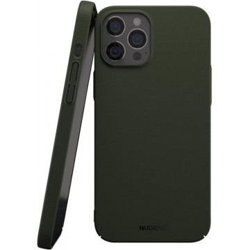 Nudient Thin Case V2 Apple iPhone 12 / 12 Pro Hoesje Groen