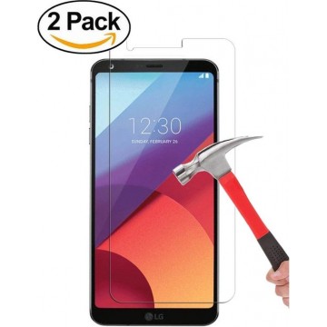 2 Stuks Pack LG G6 Screenprotector Anti barst Tempered glass