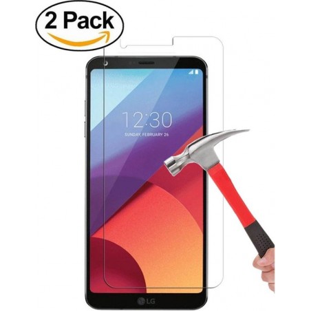 2 Stuks Pack LG G6 Screenprotector Anti barst Tempered glass