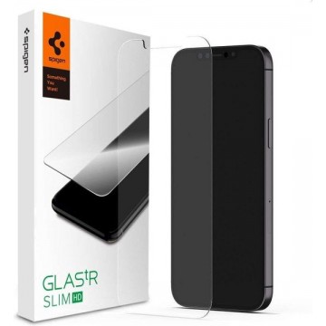 Spigen Glas tR Slim Apple iPhone 12 Mini Screenprotector - Transparant