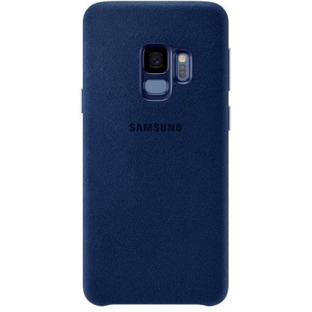 Samsung Alcantara leren cover - blauw - voor Samsung Galaxy S9