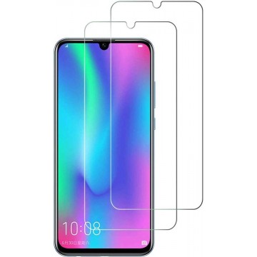 2 Stuks Screenprotector Tempered Glass Glazen Gehard Screen Protector 2.5D 9H (0.3mm) - Huawei Y5 2019