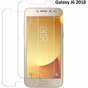 2 Stuks Samsung Galaxy J6 (2018) Tempered glass /Beschermglas Screenprotector