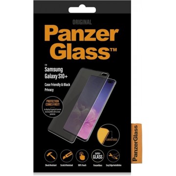 PanzerGlass Samsung Galaxy NEW S+ Series PRIVACY - Black Case Friendly