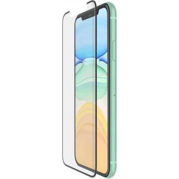 Belkin Tempered Glass Curved screenprotector - iPhone Xr, iPhone 11 - Zwarte rand