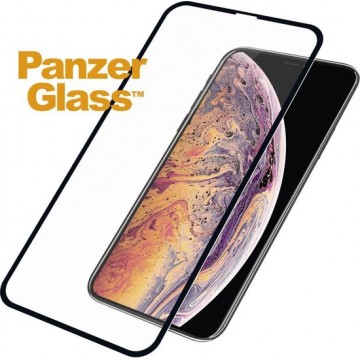 PanzerGlass Case Friendly Screenprotector voor iPhone Xs Max - Zwart