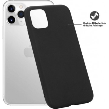 Apple iPhone 11 Pro TPU Siliconen Backcover Bumper Zwart