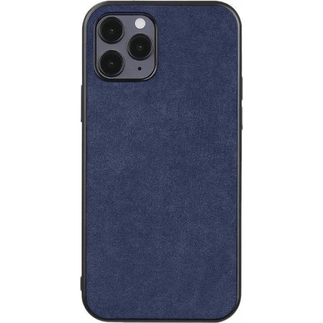 Alcantara Case iPhone 12 Pro Blauw