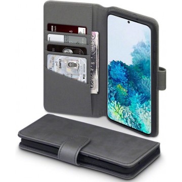 Samsung Galaxy S20+ Bookcase hoesje - CaseBoutique - Effen Grijs - Leer
