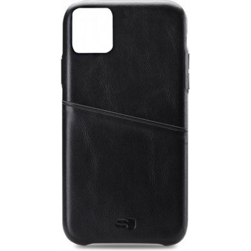 Senza Pure Leather Cover with Card Slot Apple iPhone 11 Deep Black