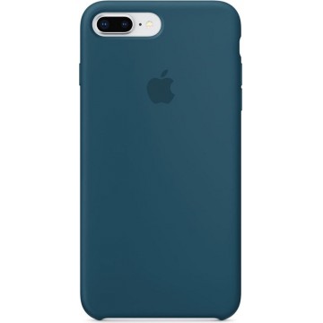 Apple Silicone Backcover iPhone 8 Plus / 7 Plus hoesje - Cosmos Blue