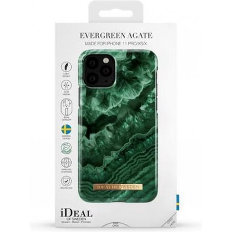 iDeal of Sweden Fashion Case iPhone 11 Pro/XS/X Evergreen Agate