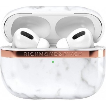 Richmond & Finch White Marble Airpod Pro for Universal White
