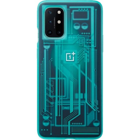 Quantum Bumper Case OnePlus 8T hoesje - Cyborg Cyan
