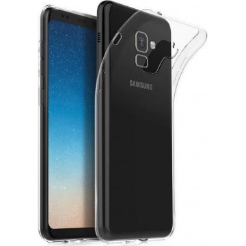 Samsung Galaxy A8 2018 - Silicone Hoesje - Transparant