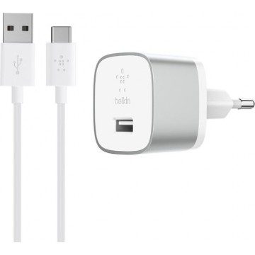 Belkin Quick Charge 3.0 oplader + 1,2m USB-C naar USB-A kabel - snellader