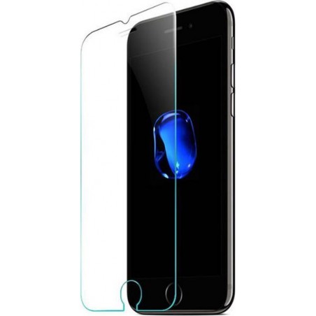 Silicone hoesje met tempered glass screenprotector - iPhone 7 / iPhone 8
