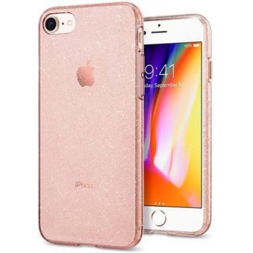 Spigen Liquid Crystal Glitter Apple Iphone 7/ 8 Hoesje - Roze