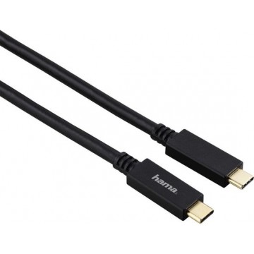 Hama USB-C-kabel, USB 3.1 Gen 2, "Full-Featured", eMarker, 10 Gbit/s, 5A, 1,00 m