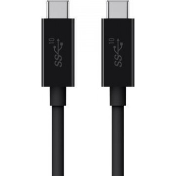 Belkin F2CU052BT1M-BLK USB-kabel 1 m 3.2 Gen 1 (3.1 Gen 1) USB C Zwart