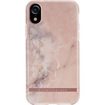Richmond & Finch back cover - pink marble - for Apple iPhone XR