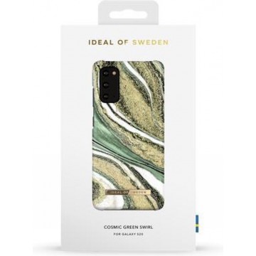 iDeal of Sweden Fashion Case Samsung Galaxy S20 Cosmic Green Swirl