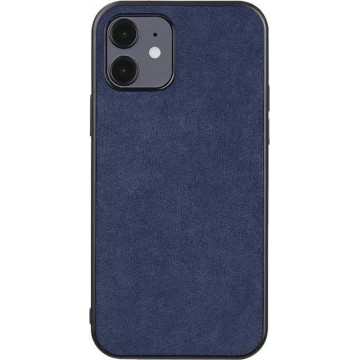 Alcantara Case iPhone 12 Mini Blauw