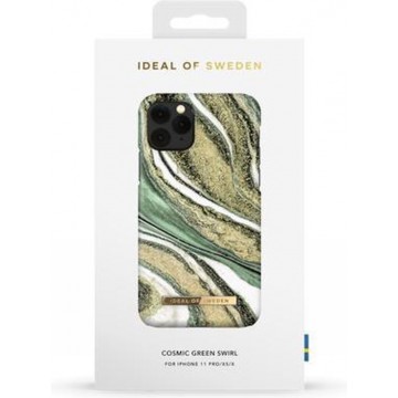 iDeal of Sweden Fashion Case iPhone 11 Pro/XS/X Cosmic Green Swirl