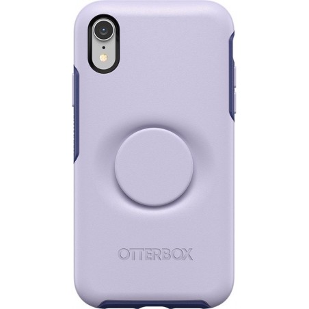 Otter + Pop Symmetry Casevoor Apple iPhone XR - Paars