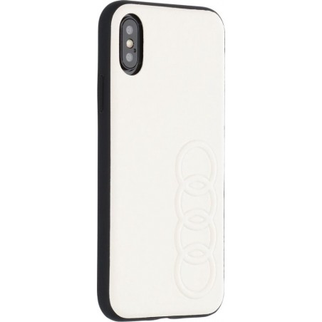 Audi backcover hoesje TT Serie Apple iPhone X-Xs Wit