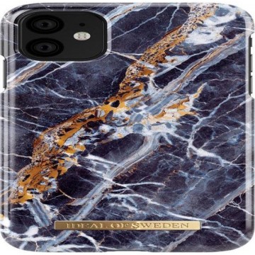 iDeal of Sweden iPhone 11 Fashion Back Case Midnight Blue Marble