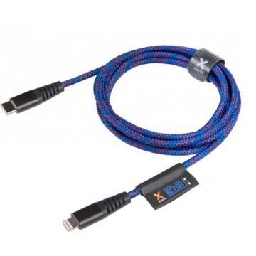 Xtorm Solid Blue USB-C naar Lightning - Levenslange garantie - 2 meter