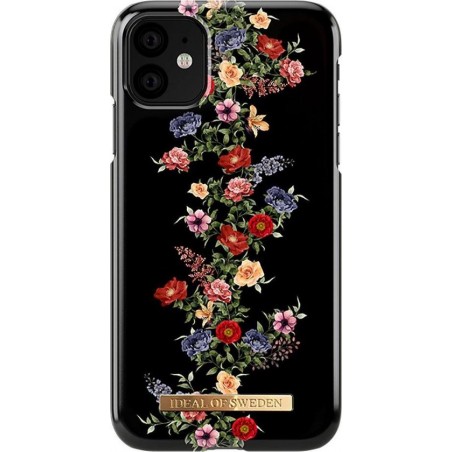 iDeal of Sweden - iPhone 11 Hoesje - Fashion Back Case Dark Floral