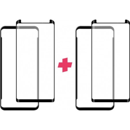 DuoPack: Samsung Galaxy Note 9 screenprotector gehard glas Case Friendly