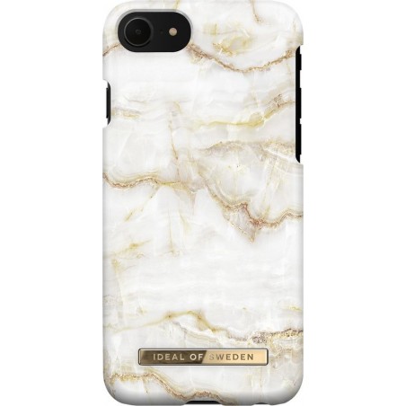iDeal of Sweden Fashion Backcover iPhone SE (2020) / 8 / 7 / 6(s) hoesje - Golden Pearl Marble