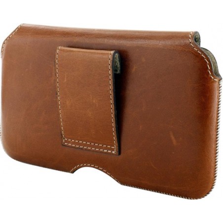 Mobiparts Oaked Cognac Excellent Belt Case - Size 4XL