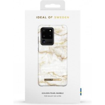 iDeal of Sweden Fashion Case Samsung Galaxy S20 Ultra Golden Pearl Marble