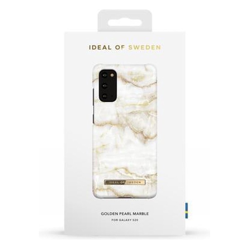 iDeal of Sweden Fashion Case Samsung Galaxy S20 Golden Pearl Marble