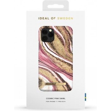 iDeal of Sweden Fashion Case iPhone 11 Pro/XS/X Cosmic Pink Swirl