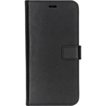 Valenta Leather Booktype Samsung Galaxy A6 Plus (2018) hoesje - Zwart
