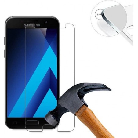 Samsung Galaxy A5 2017  Screenprotector Glas - Tempered Glass Screen Protector - 3x