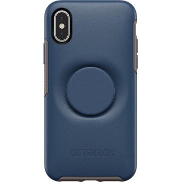 Otter + Pop Symmetry Case voor Apple iPhone X/Xs - Blauw